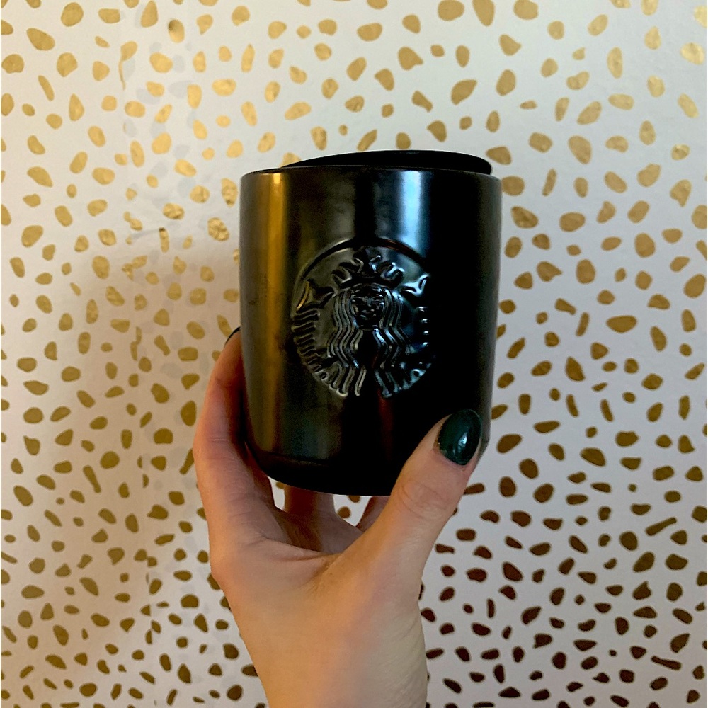 Black Starbucks Mug with Travel Lid, Brand New, Never Used